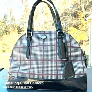 Coach Glen Plaid Pocketbook
